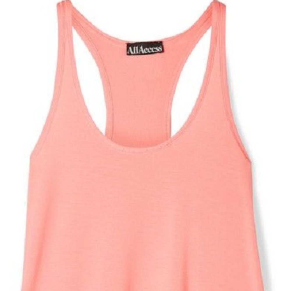 All Access Crop Yoga  Tank Peach Blossom